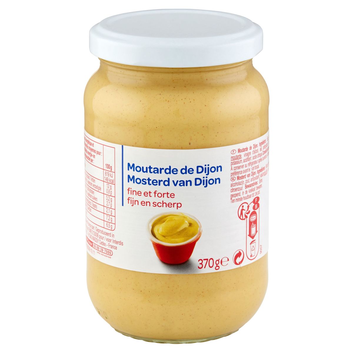Moutarde de Dijon Fine et Forte 370 g