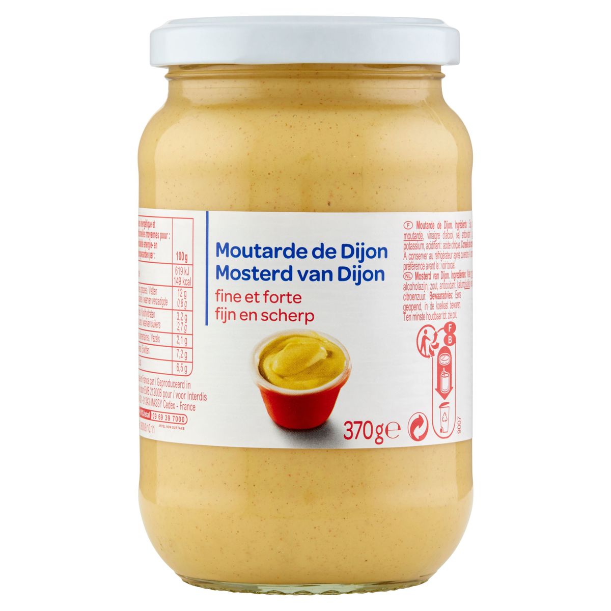 Moutarde de Dijon Fine et Forte 370 g