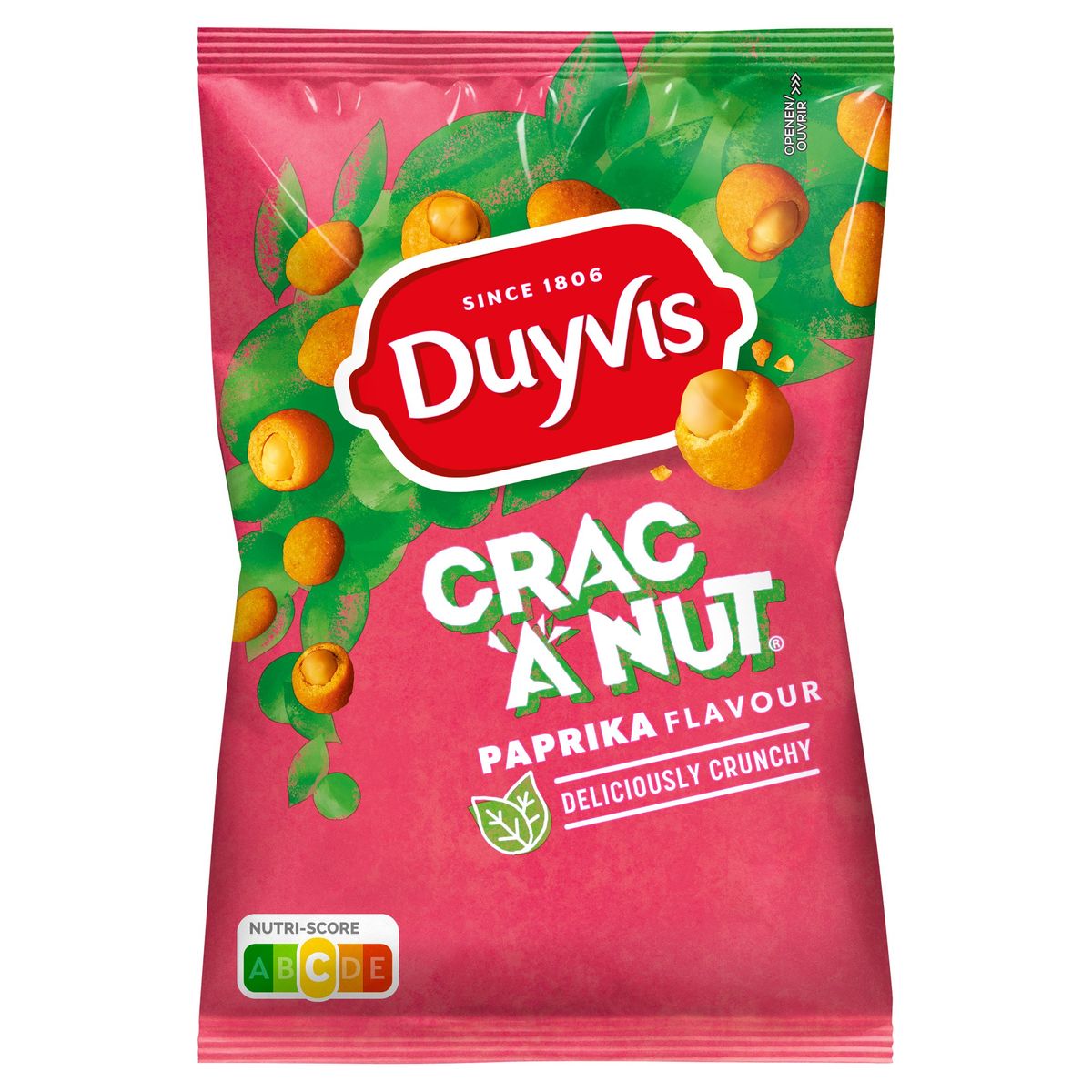 Duyvis Crac A Nut Cacahuètes Paprika 200 gr