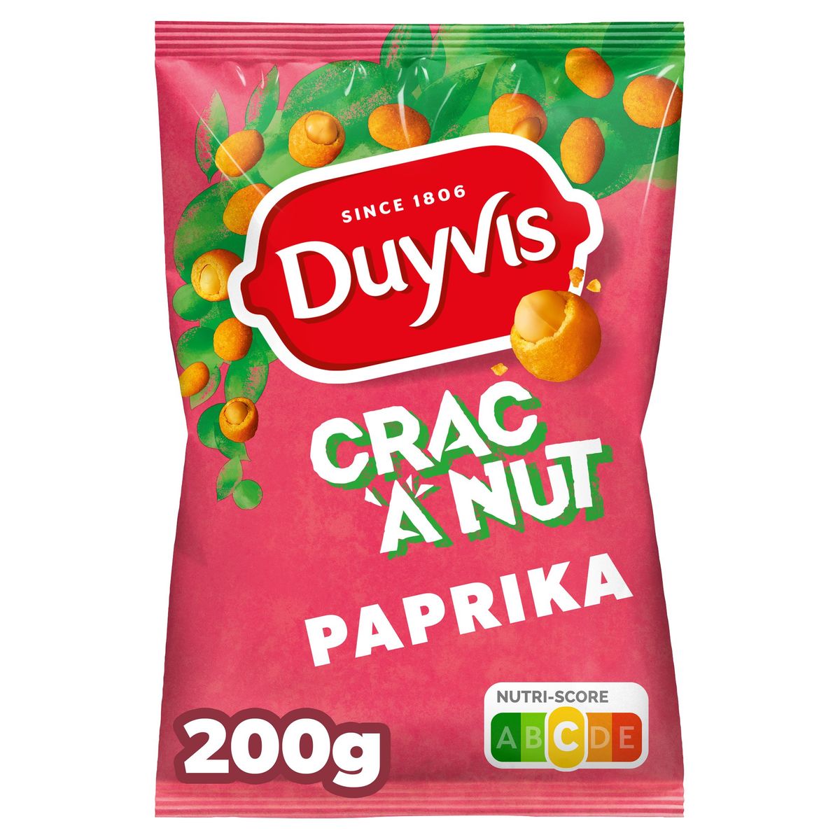 Duyvis Crac A Nut Cacahuètes Paprika 200 gr