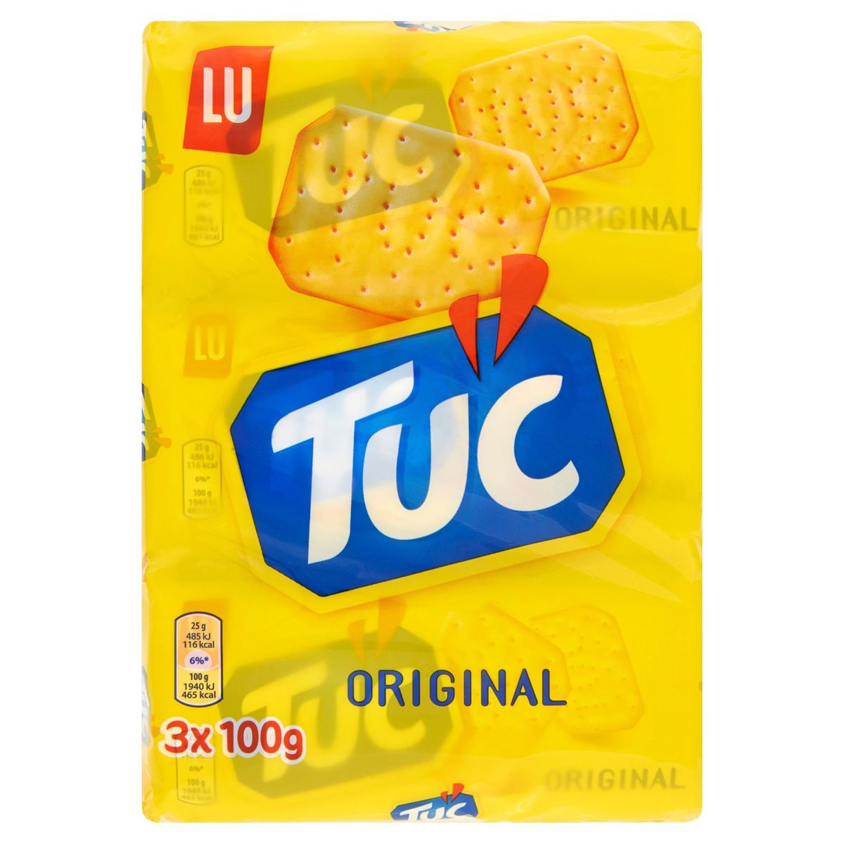 TUC Original Crackers Zout 3 x 100 g