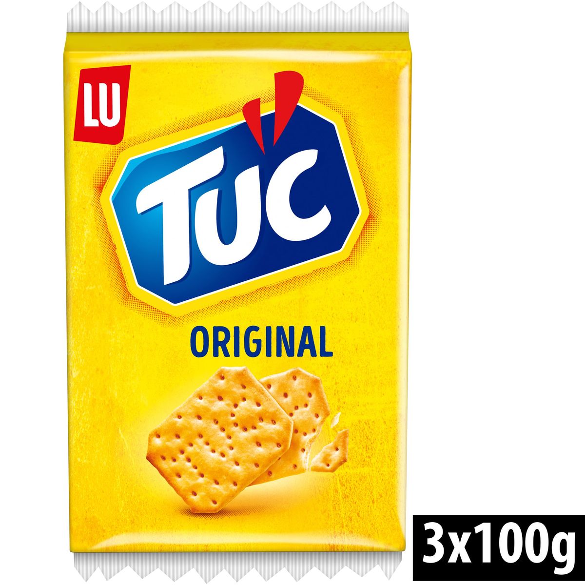 LU TUC Crackers Original Zout 3 x 100 g