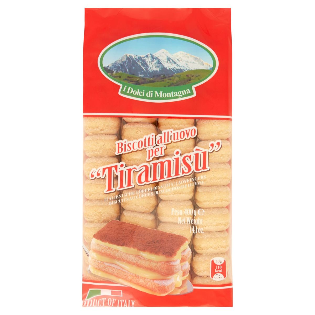 I Dolci Di Montagna Biscuits aux Oeufs pour Tiramisù 400 g