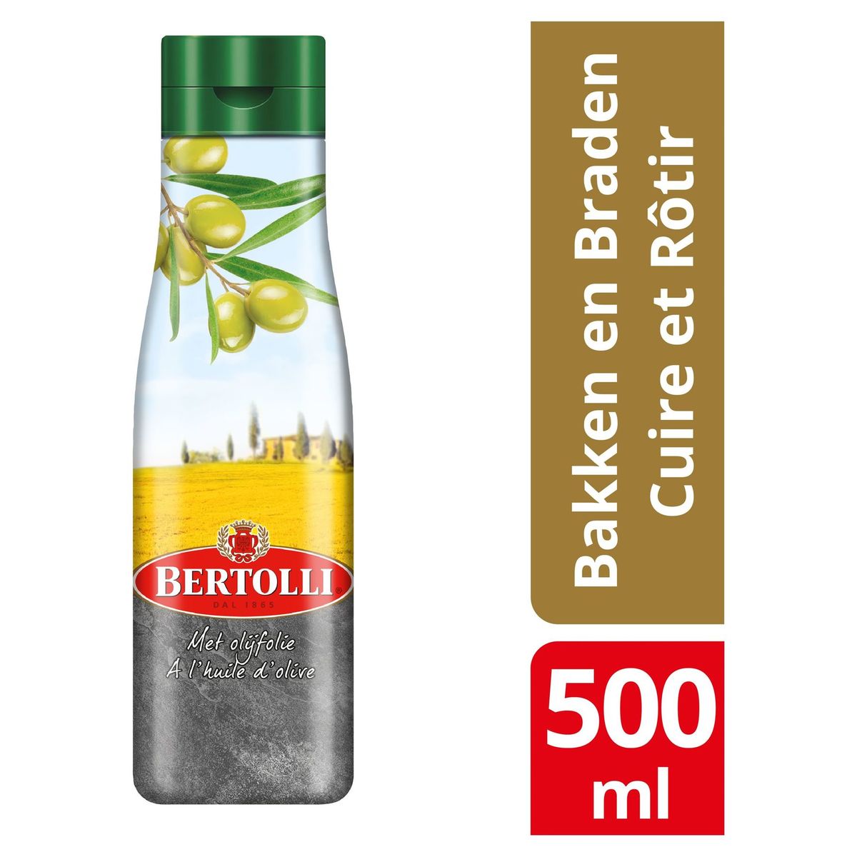 Bertolli Liquide Margarine à l'Huile d'Olive 500 ml