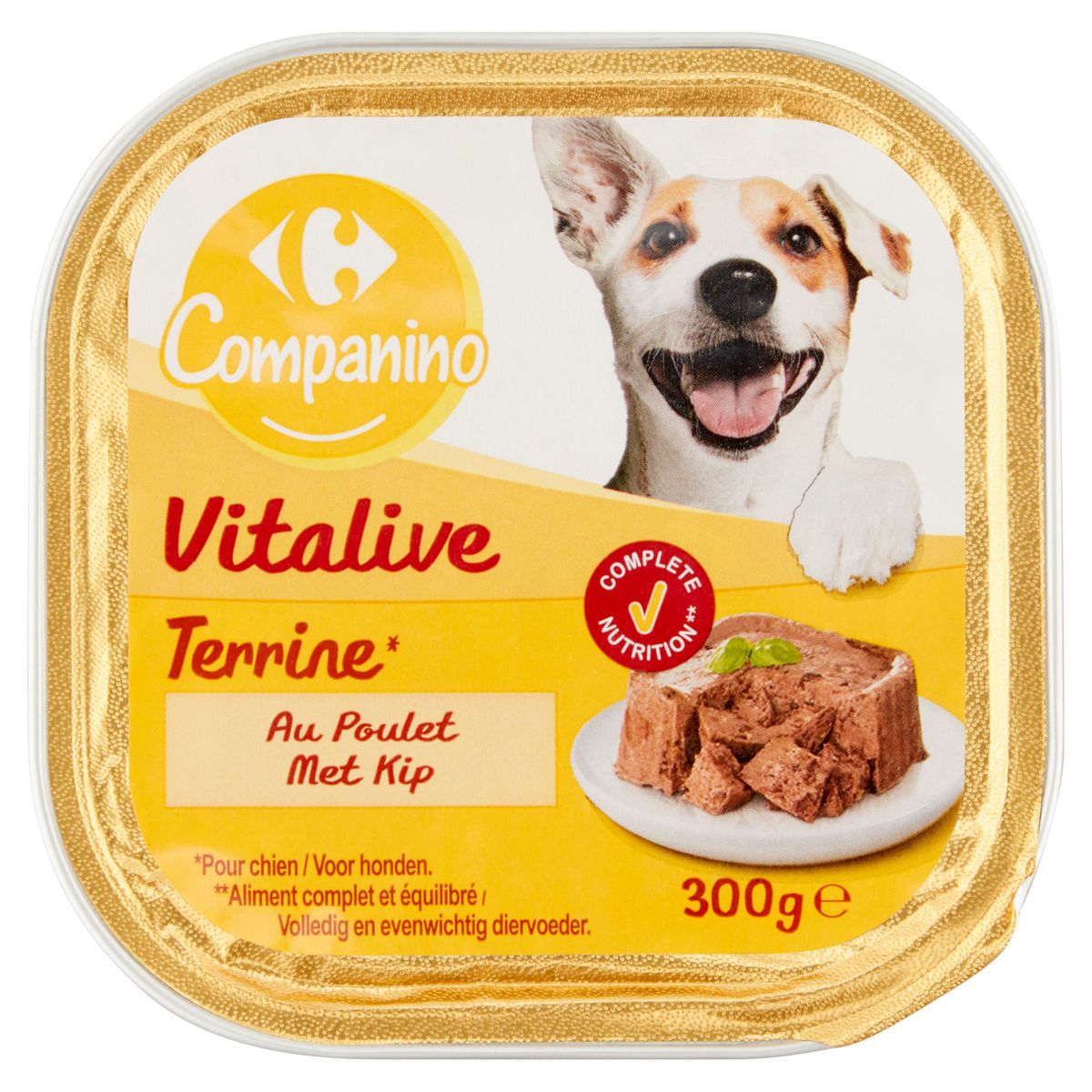 Carrefour Companino Vitalive Terrine au Poulet 300 g