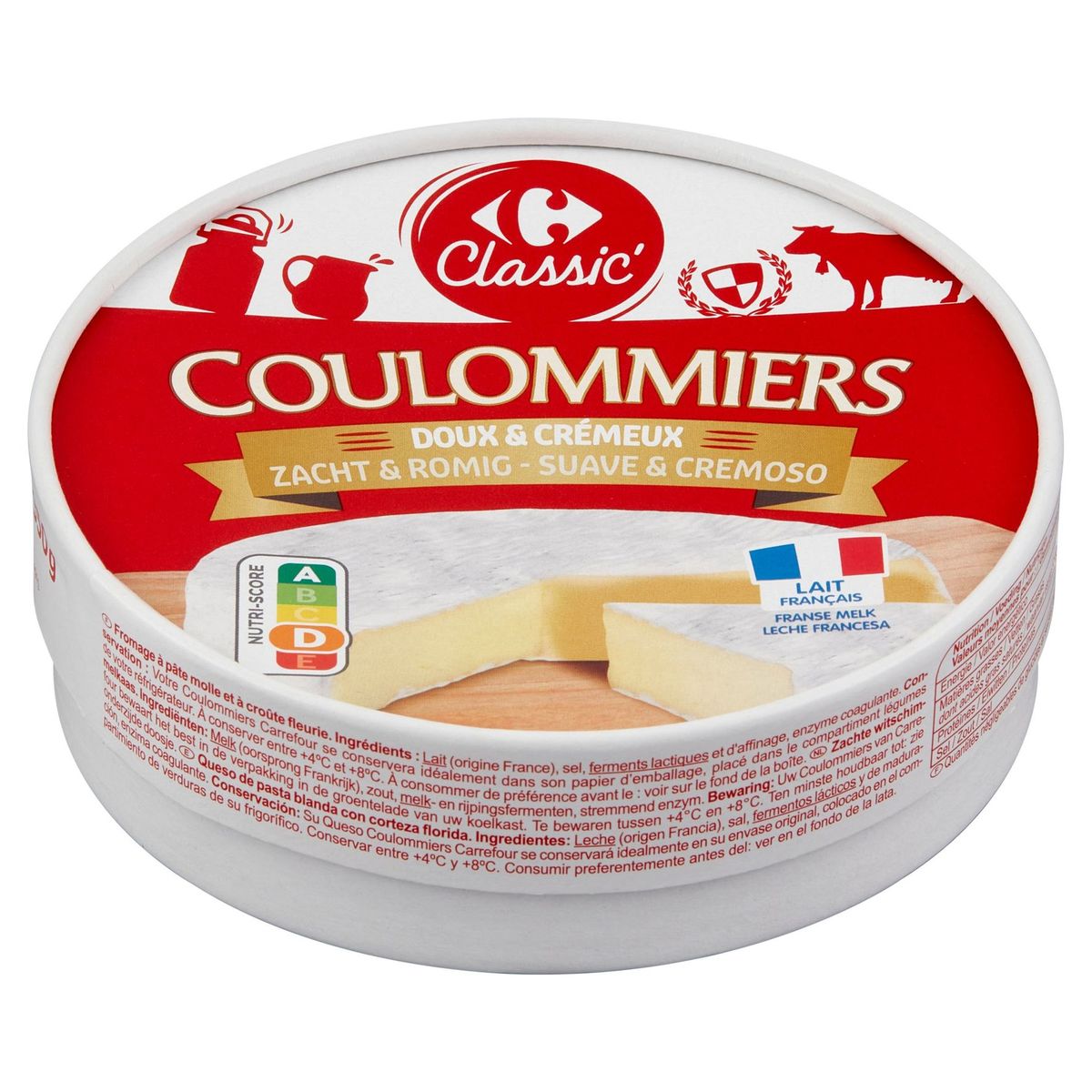 Carrefour Classic' Coulommiers Doux & Crémeux 350 g