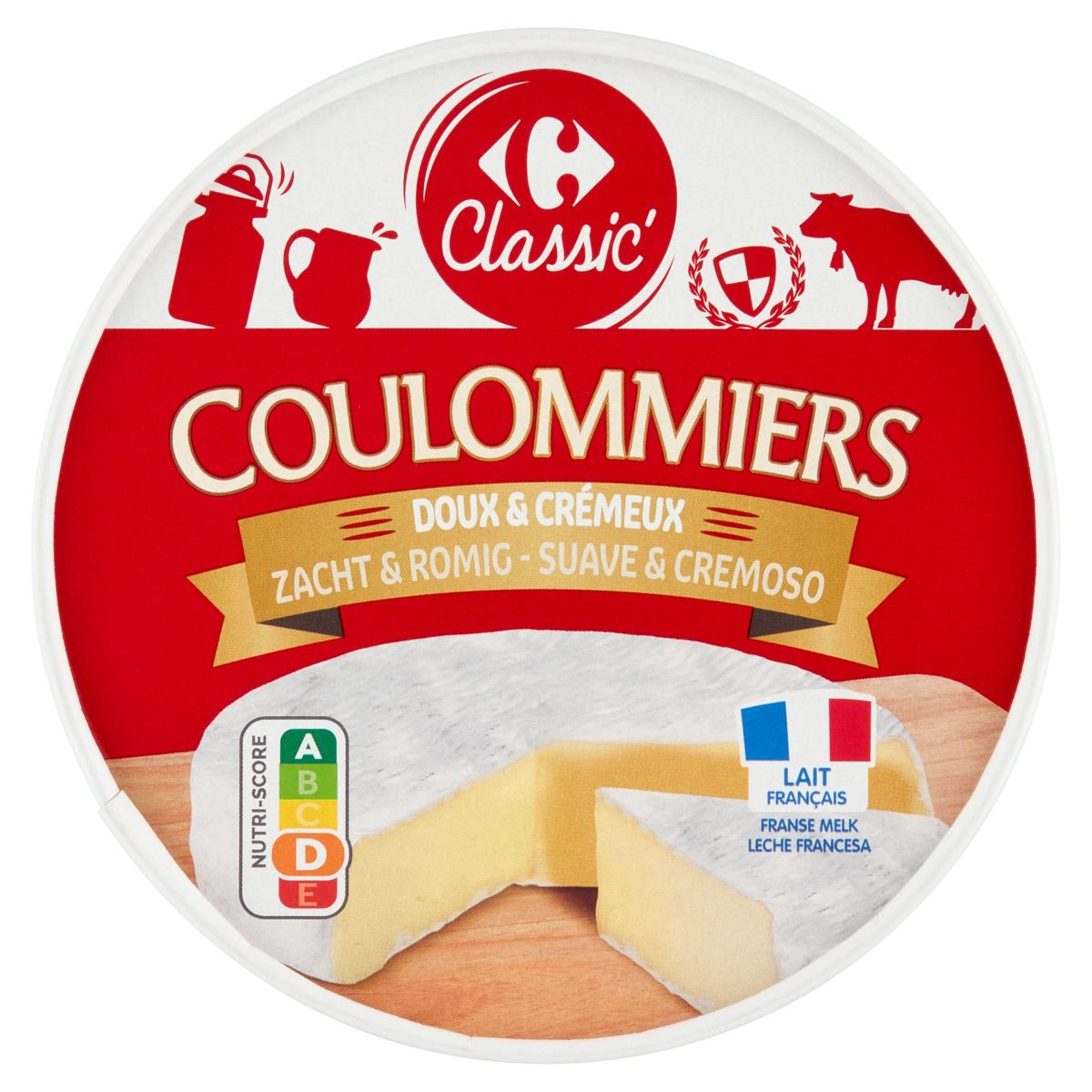 Carrefour Classic' Coulommiers Doux & Crémeux 350 g