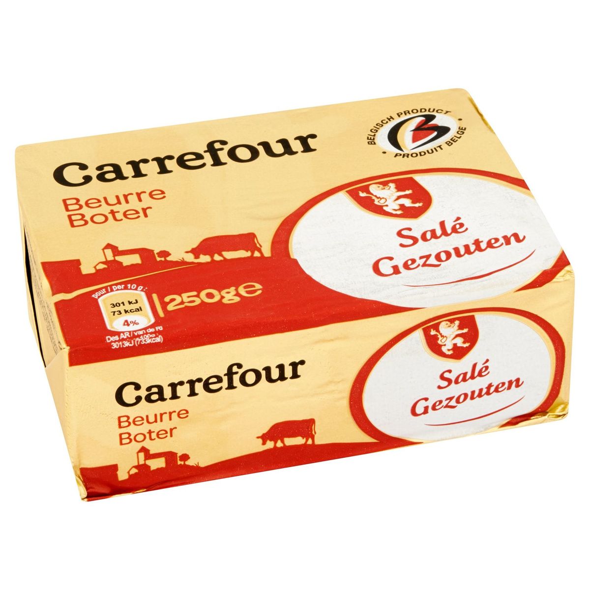 Carrefour Boter Gezouten 250 g