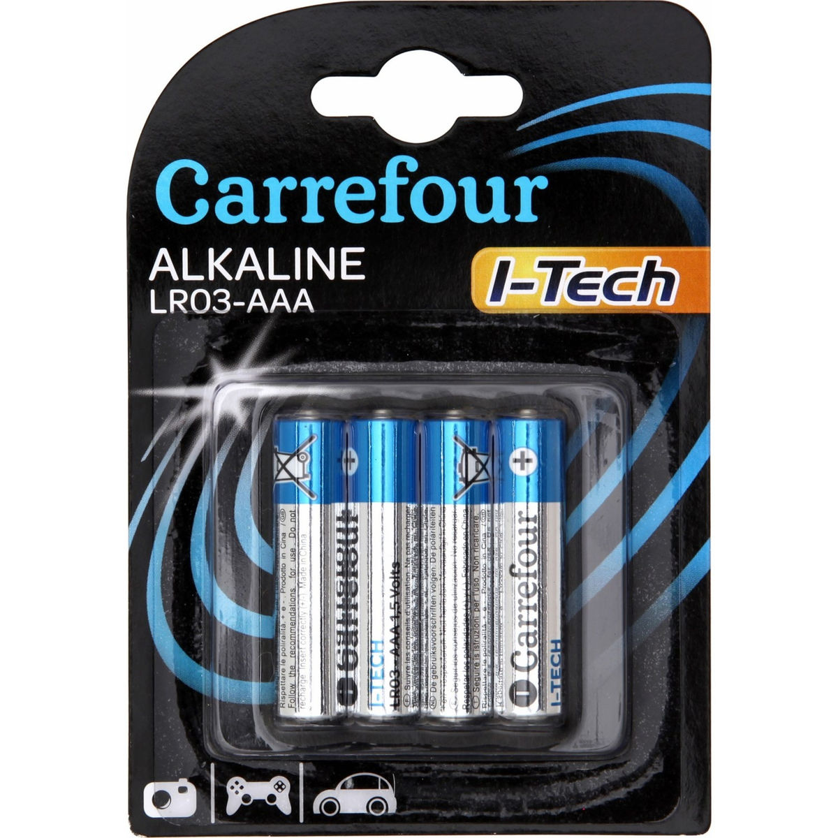 Carrefour 4 Piles Alkaline LR03-AAA