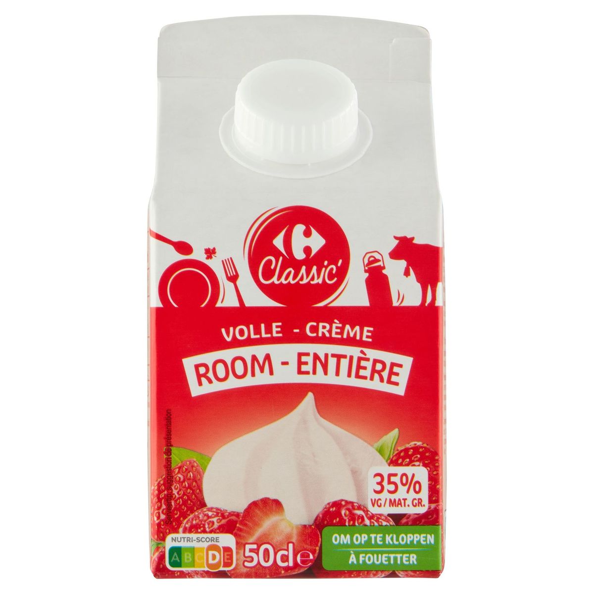Carrefour Classic' Crème Entière 50 cl