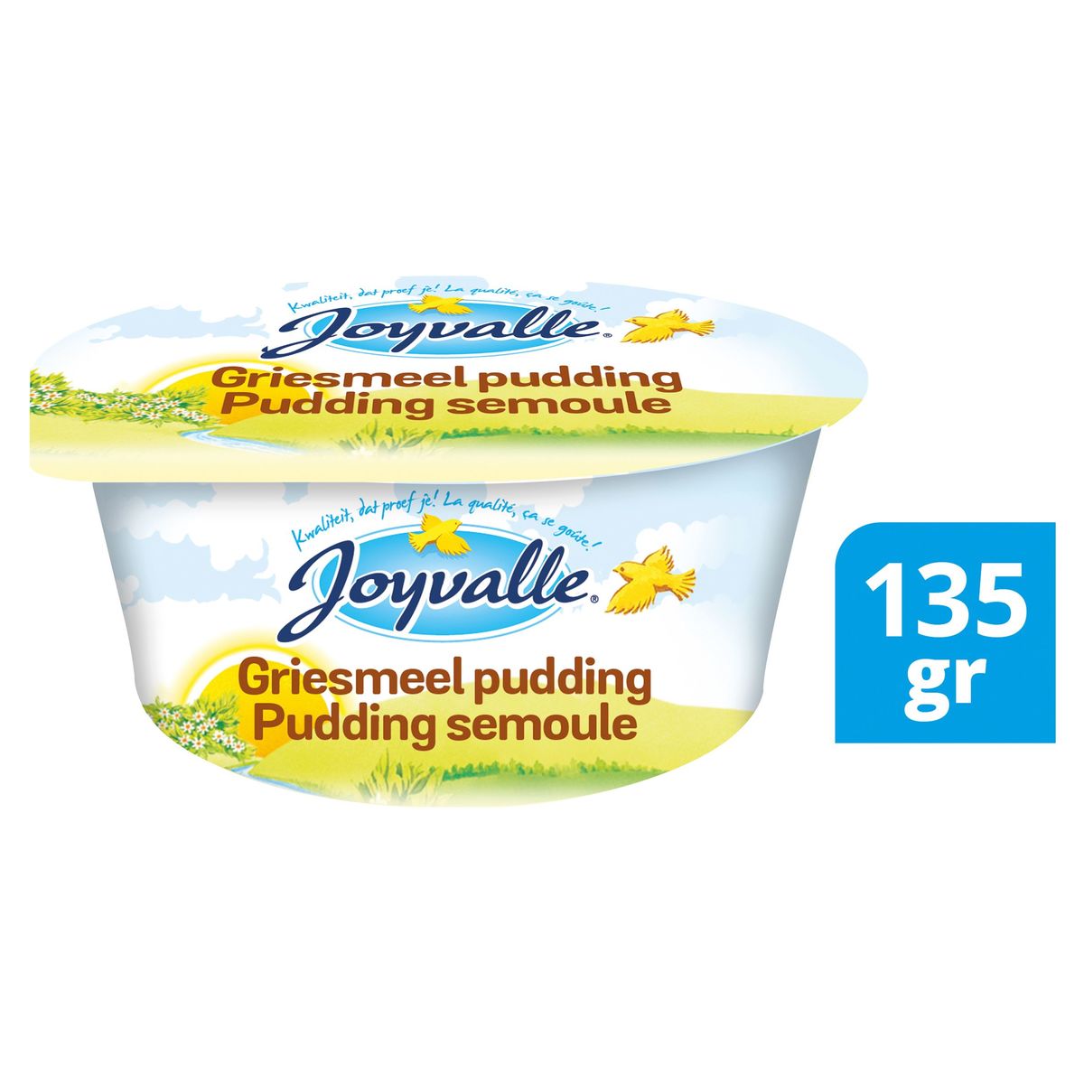 Joyvalle Griesmeel Pudding Natuur 135 g
