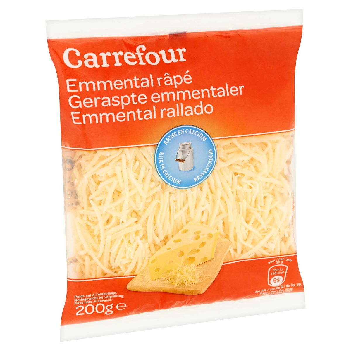 Carrefour Emmental Râpé 200 g
