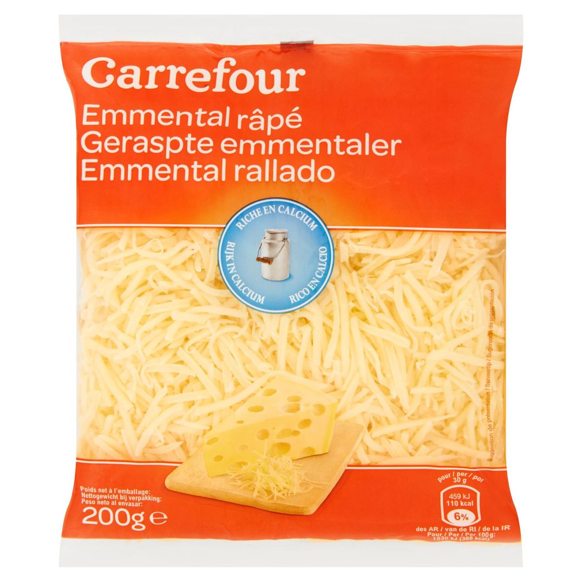 Carrefour Emmental Râpé 200 G Carrefour Site 