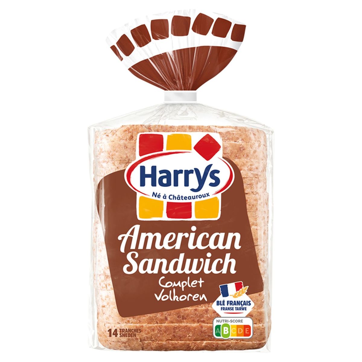 Harrys American Sandwich Volkoren 14 sneden 600g