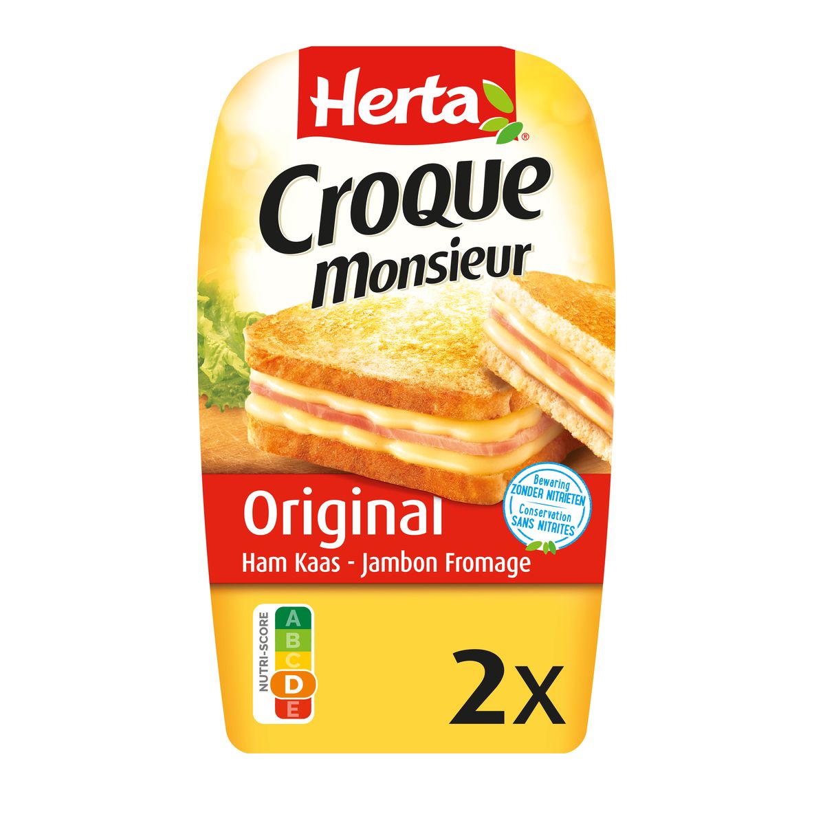 Herta Croque Monsieur Original Jambon Fromage 200 g