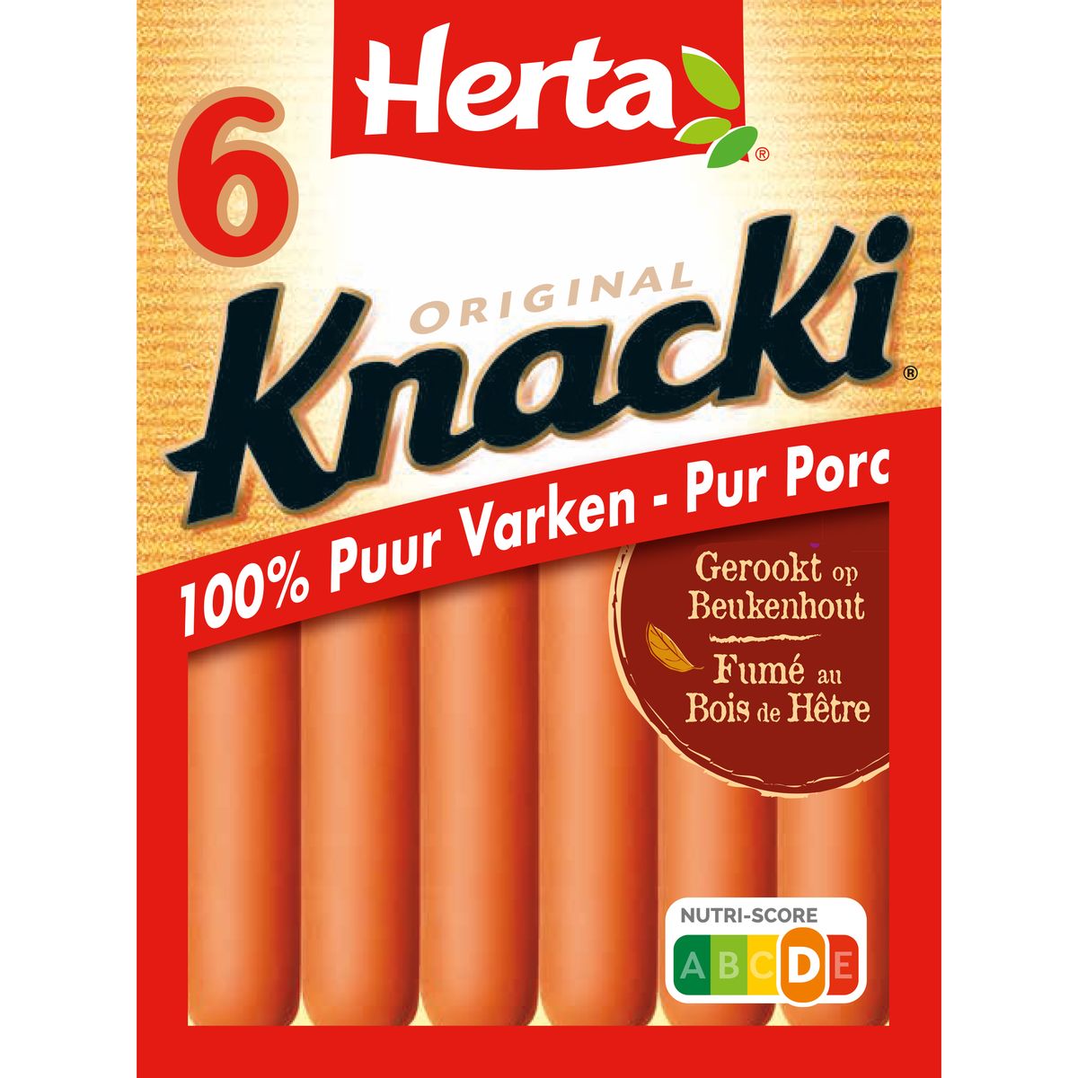 Herta Knacki Original 6 Stuks 210 g