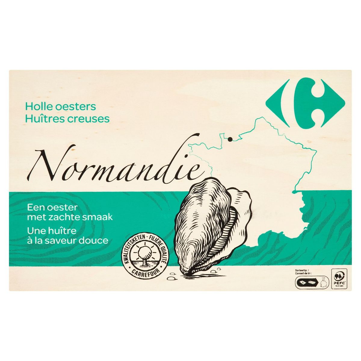 Carrefour Holle Oesters Normandie KKC 1 kg