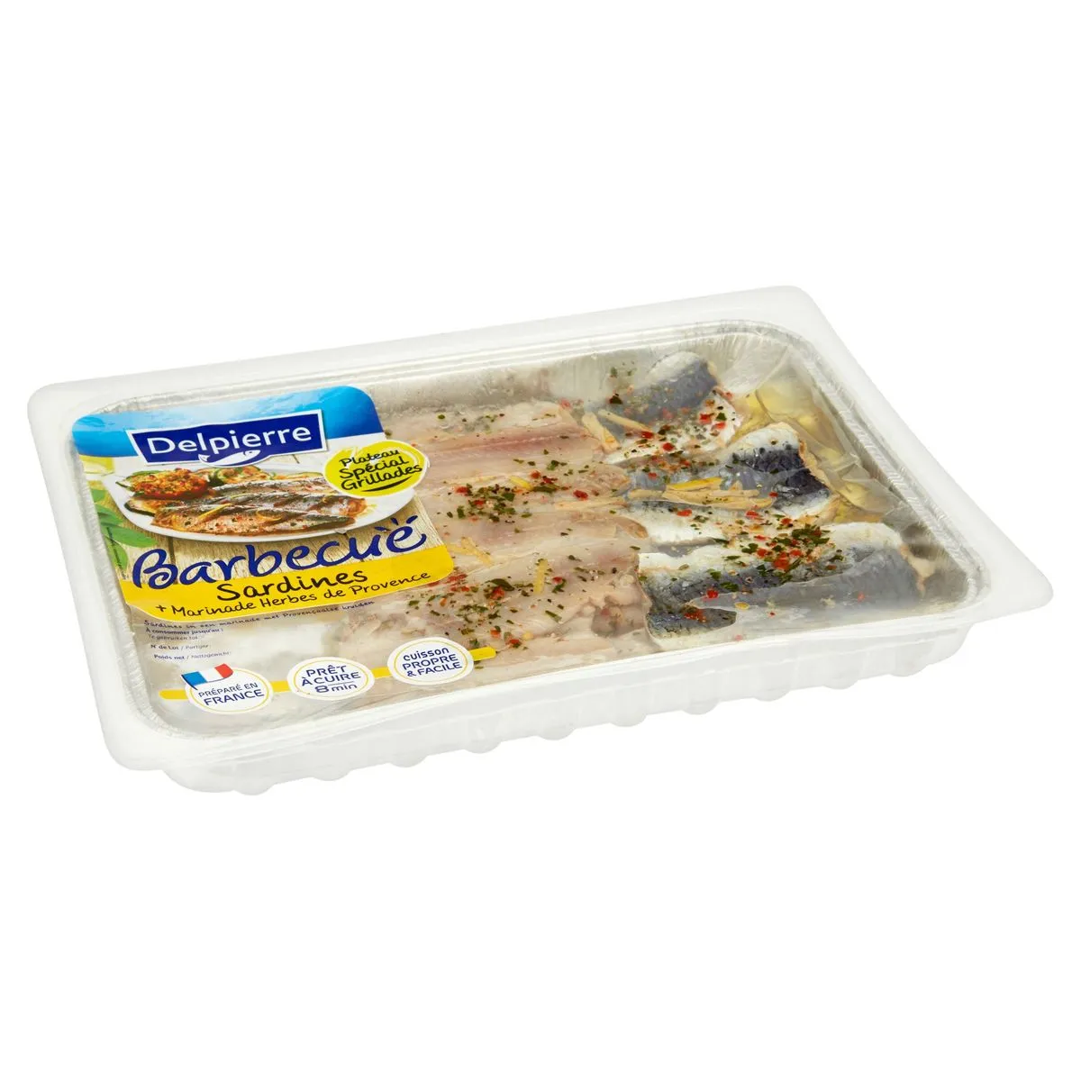 Barbecue sardines + marinade herbes de provence 375 g | Carrefour Belgique