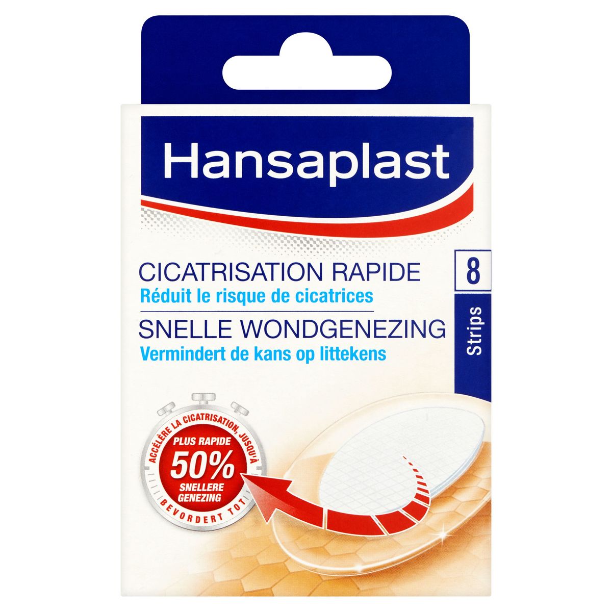 Hansaplast Cicatrisation Rapide 8 Strips