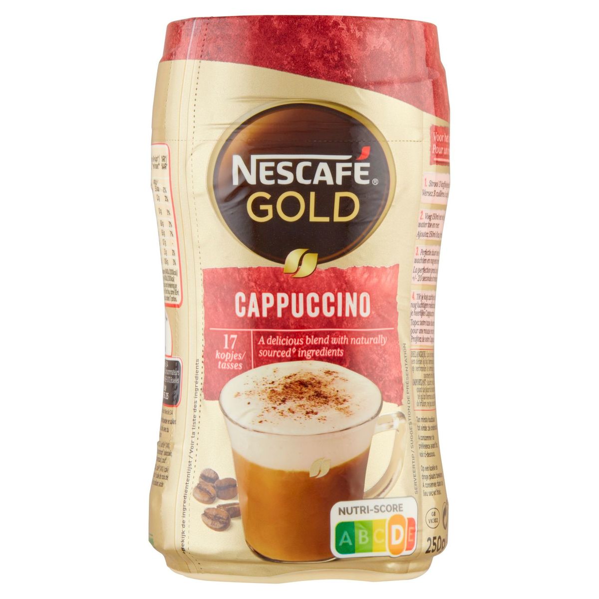 Nescafé Koffie CAPPUCCINO Standard Bokaal 250 g