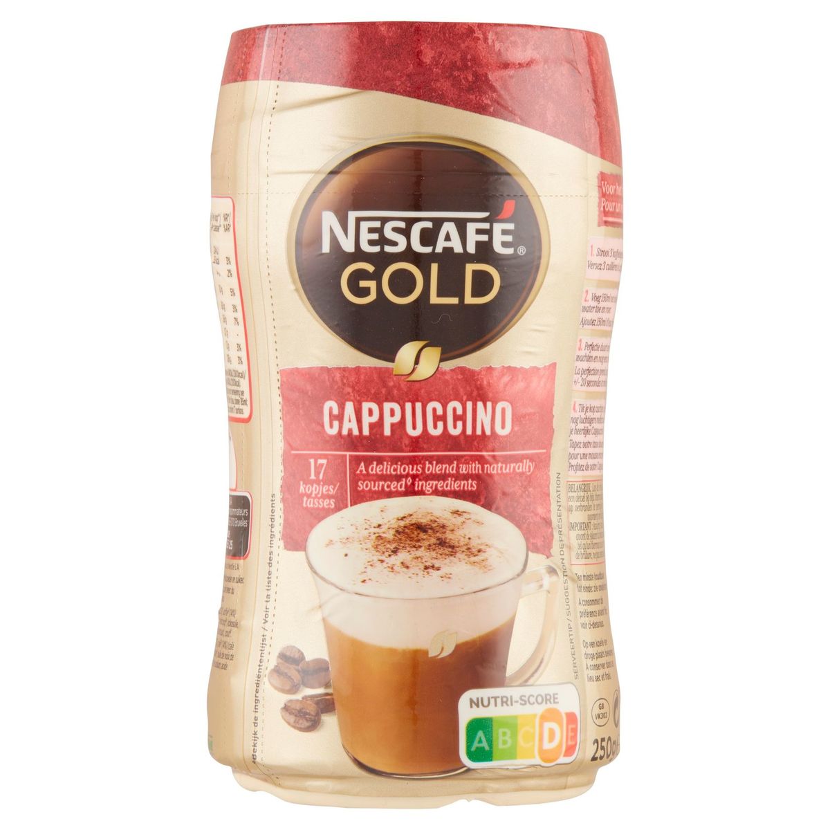 Nescafé Gold Koffie Cappuccino Bokaal 250 g