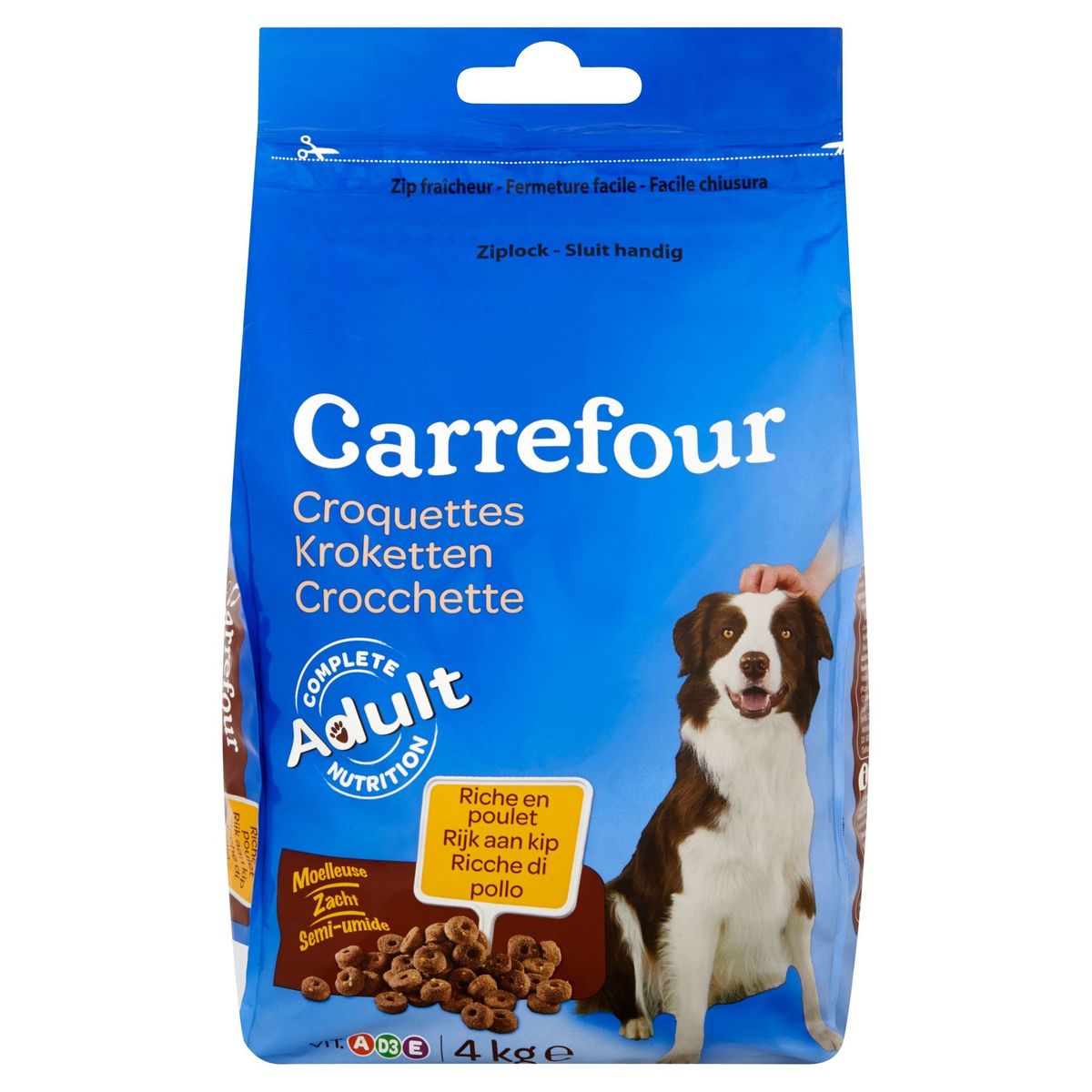 Carrefour Croquettes Moelleuse Riche en Poulet 4 kg Carrefour Site