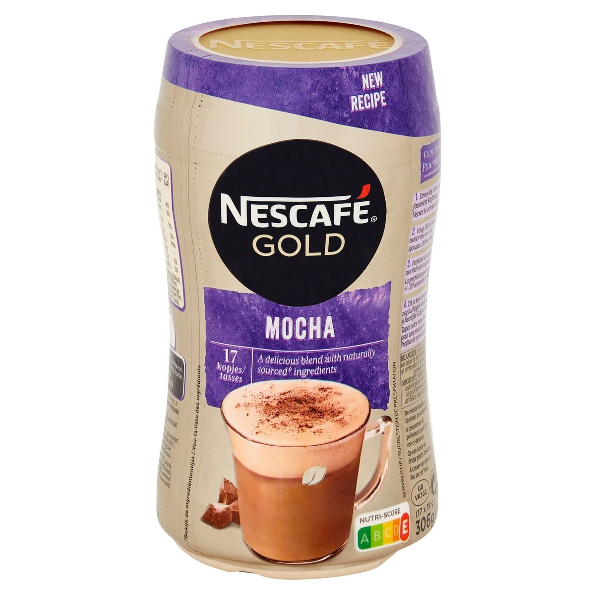 Nescafé Café CAPPUCCINO Chocolate Bocal 306 g