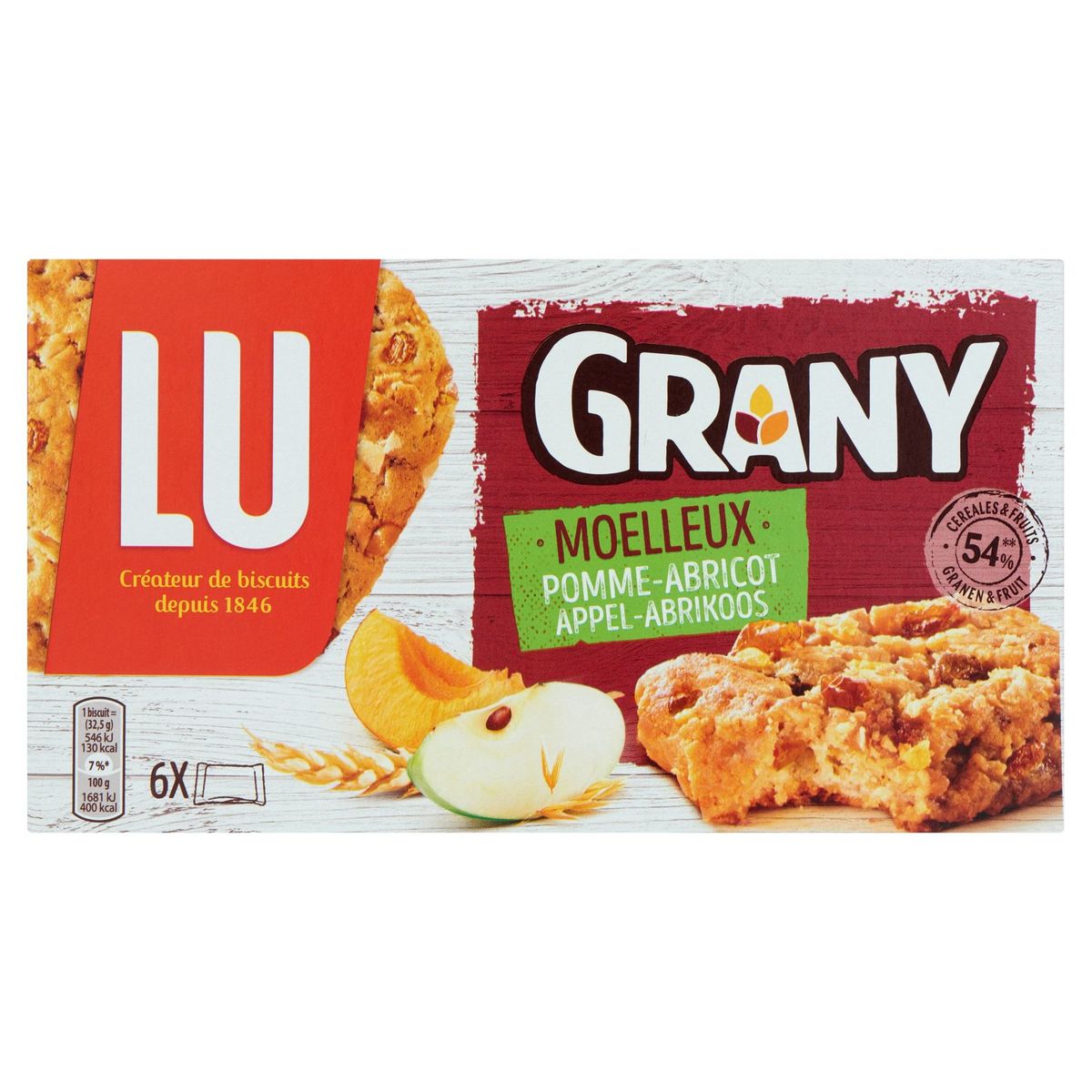 LU GRANY MOELLEUX pomme-abricot 6p 31/12/2024
