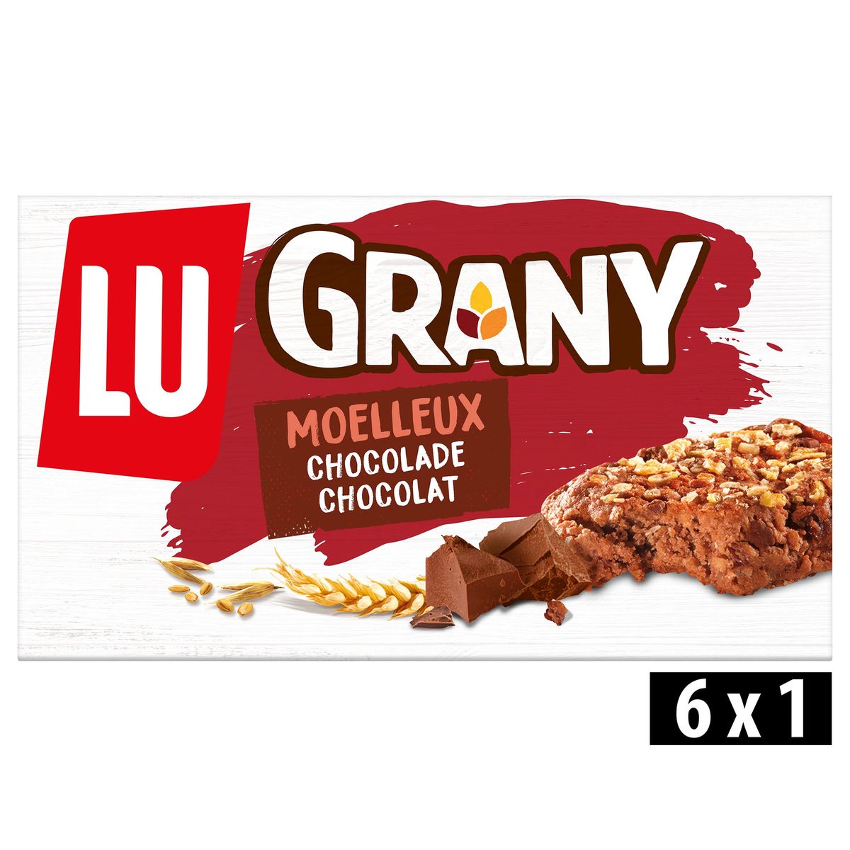 LU Grany Zachte Koeken Granen & Chocolade 192g