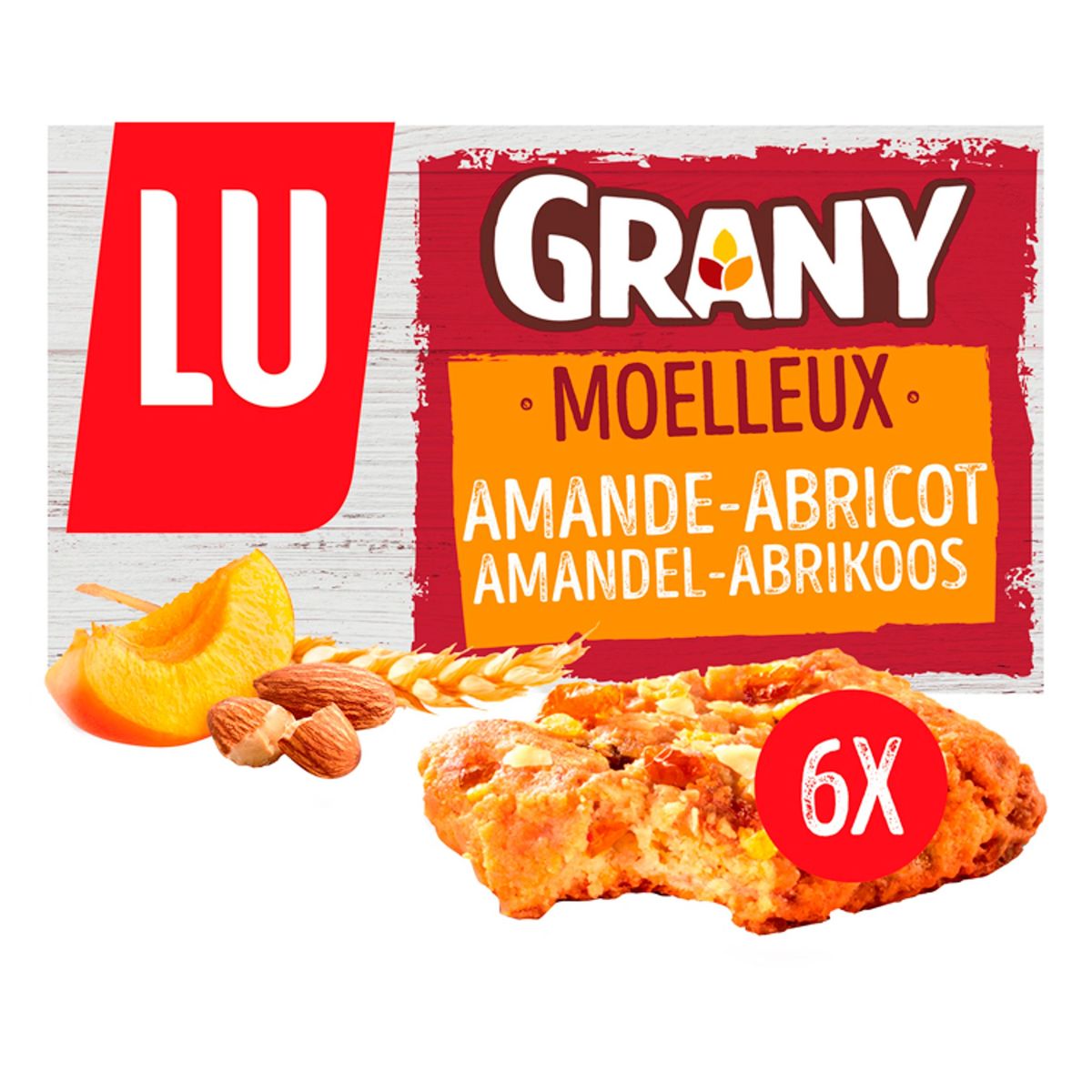 LU Grany Biscuits Moelleux Amande-Abricot 195 g