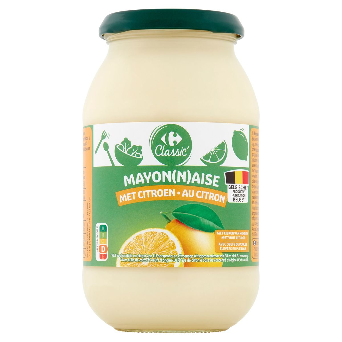 Carrefour Classic' Mayonaise met Citroen 465 g
