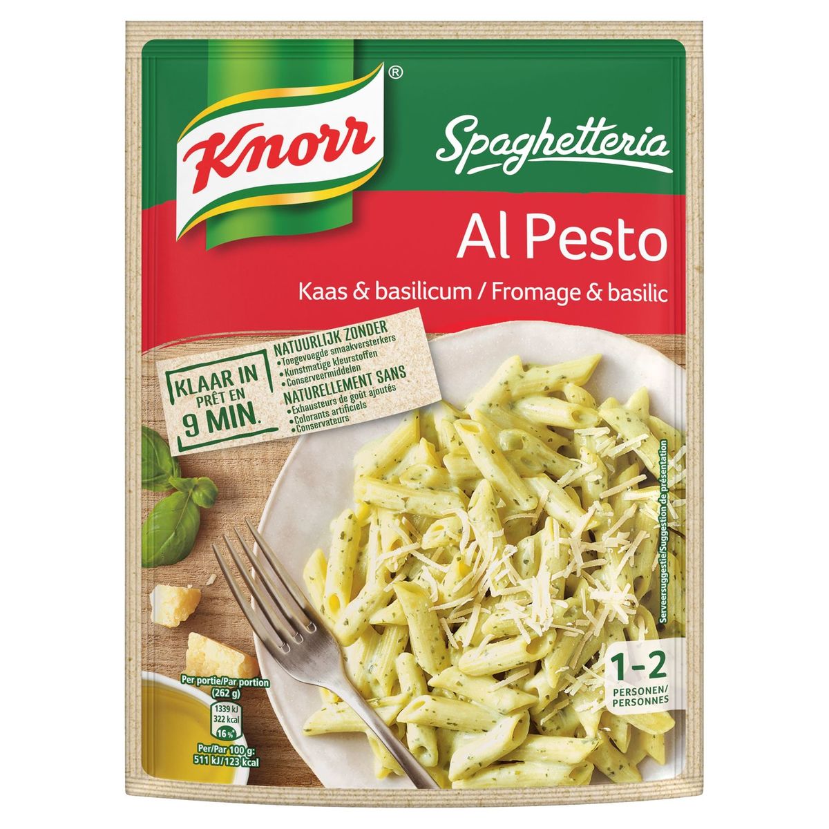 Knorr Spaghetteria Plat de Pâtes Al Pesto 155 g