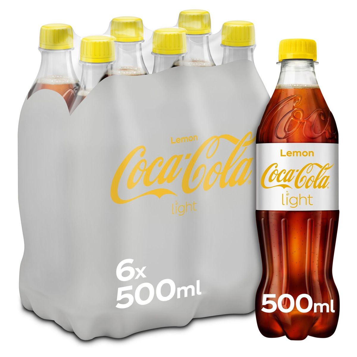 Coca-Cola Light Lemon Coke Soft drink Pet 6 X 500 ml