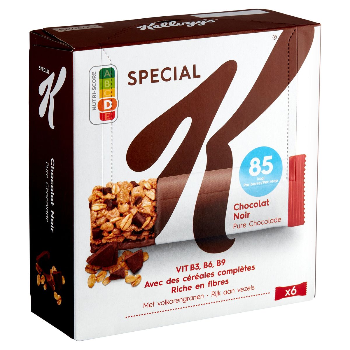 Kellogg's Special K Pure Chocolade met Volkorengranen 6 x 21.5 g