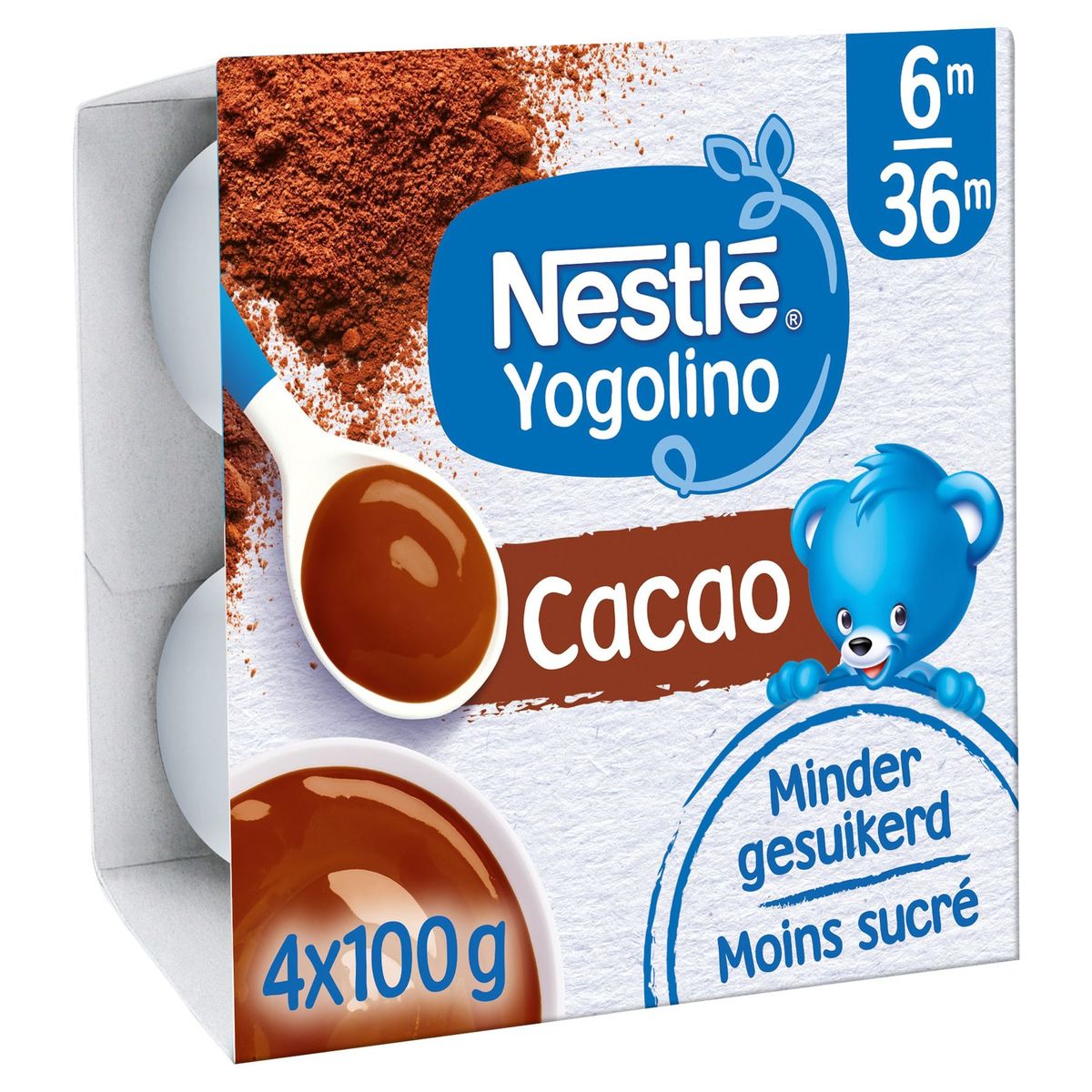 Nestlé Yogolino Laitage Cacao dès 6 mois 4x100g