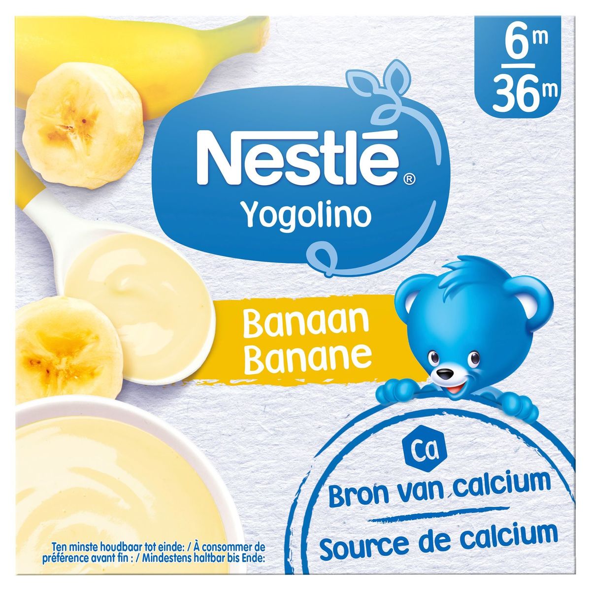 Nestlé Yogolino Melkdessert Banaan vanaf 6 maanden 4x100g