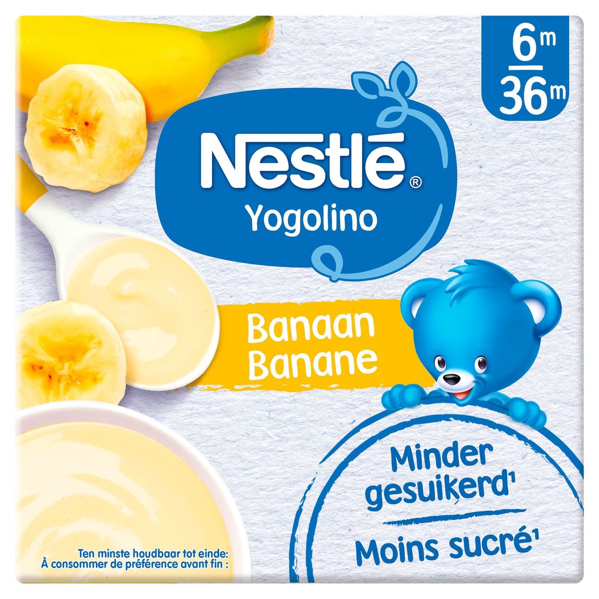 Nestlé Yogolino Laitage Banane dès 6 mois 4x100g