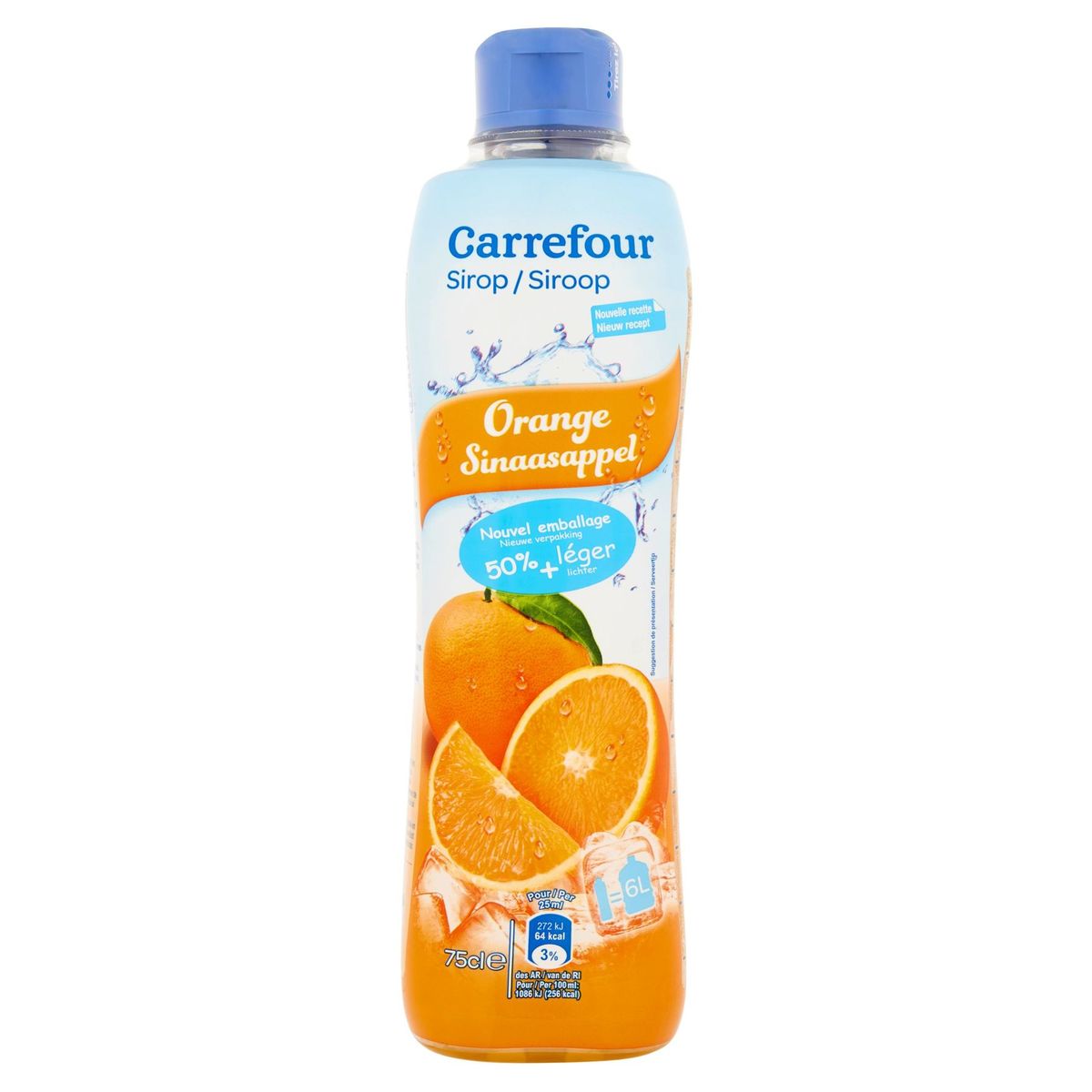 Carrefour Sirop Orange 75 cl