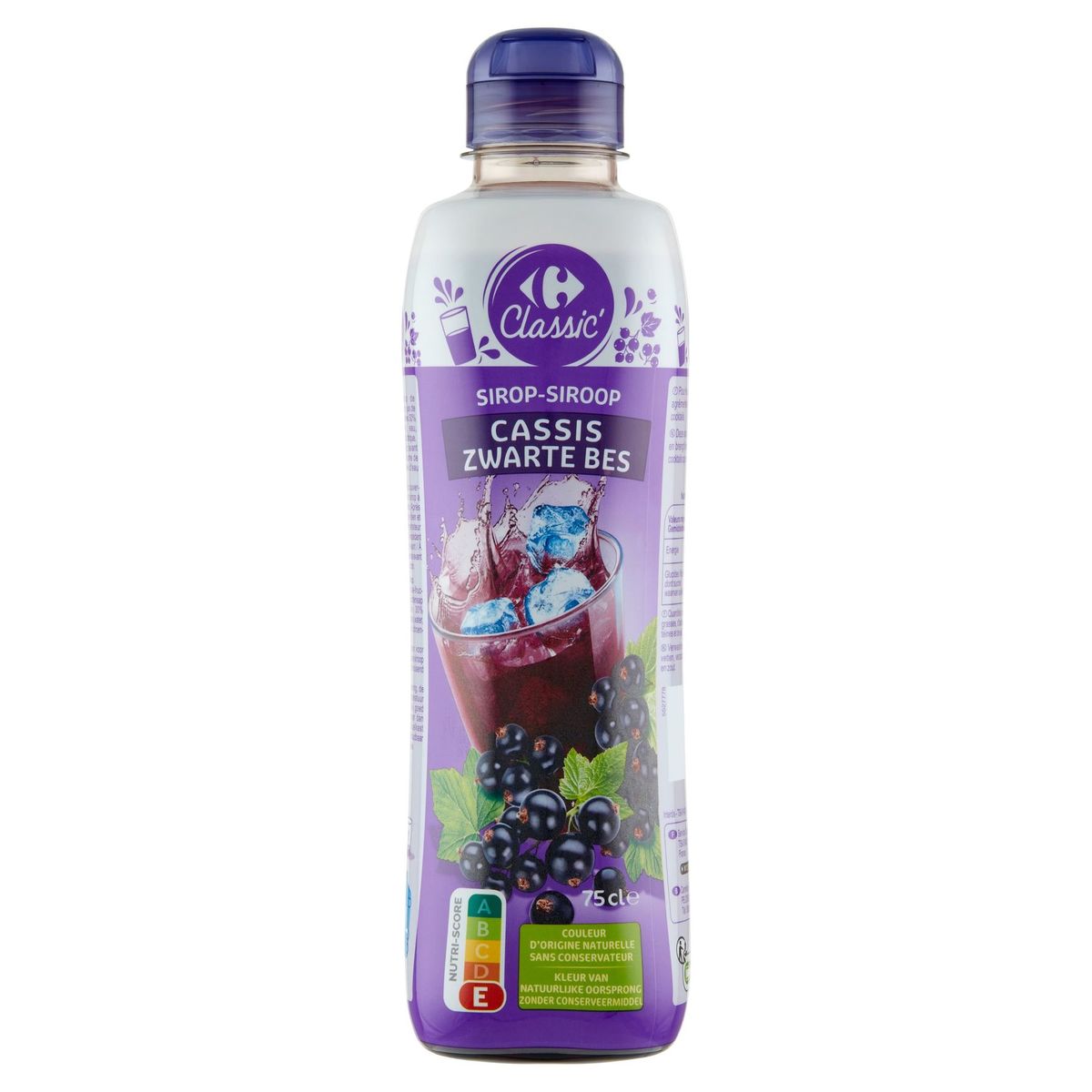 Carrefour Classic' Sirop Cassis 75 cl