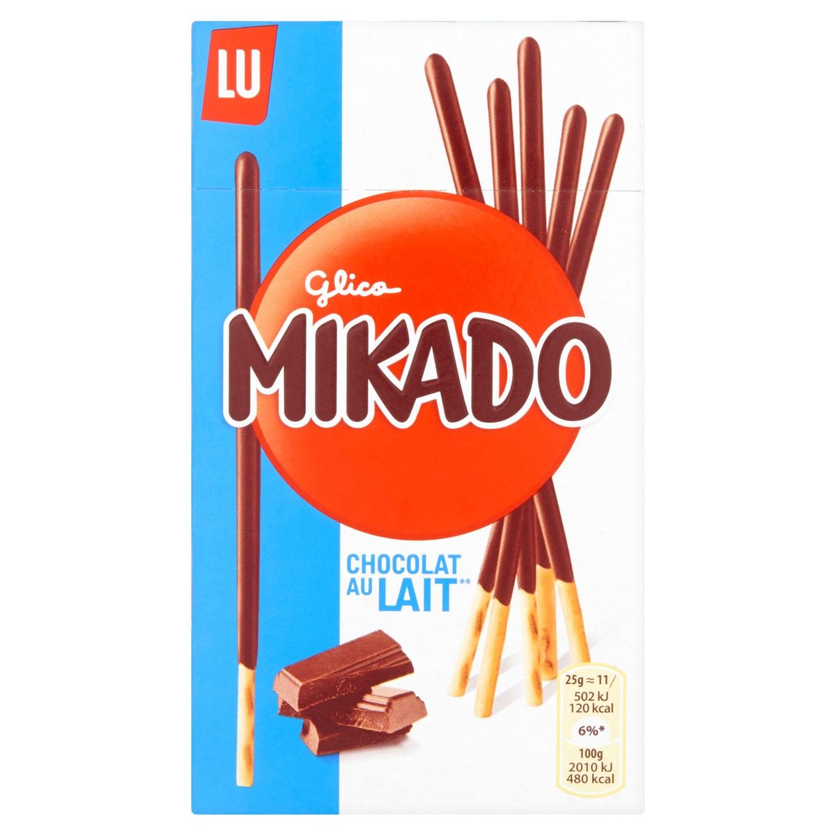LU Mikado Biscuits Chocolat Au Lait 75 g