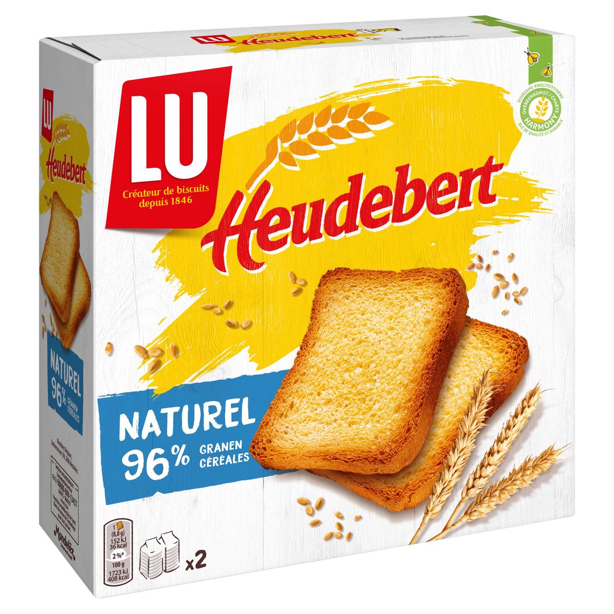 LU Heudebert Toast Naturel 300 g