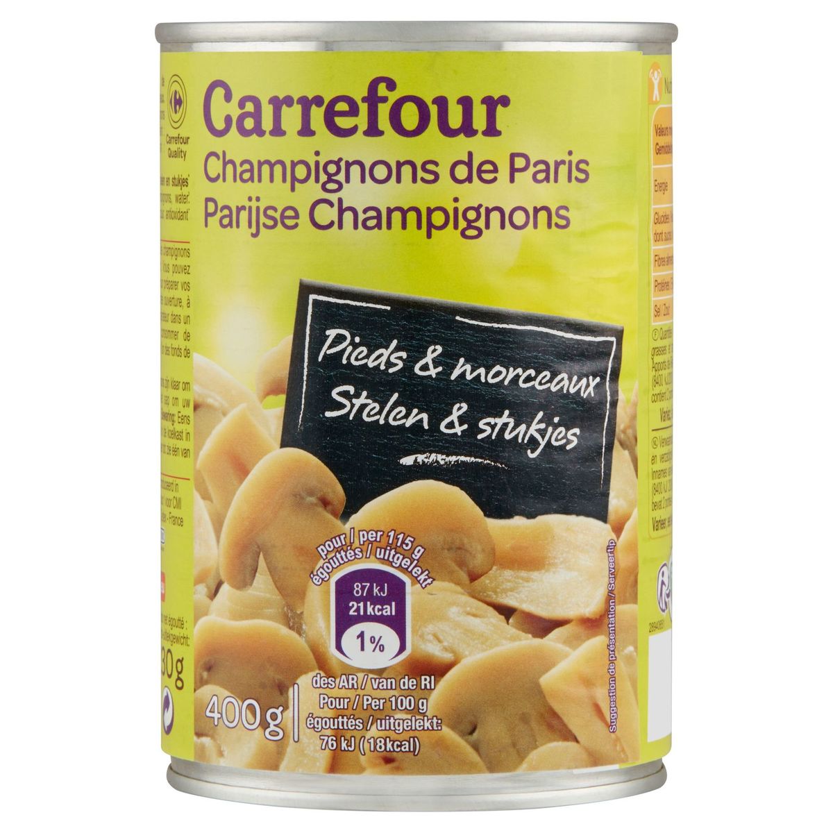 Carrefour Champignons de Paris 400 g