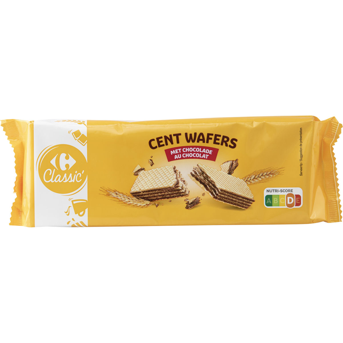 Carrefour Cent Wafers au Chocolat 190 g