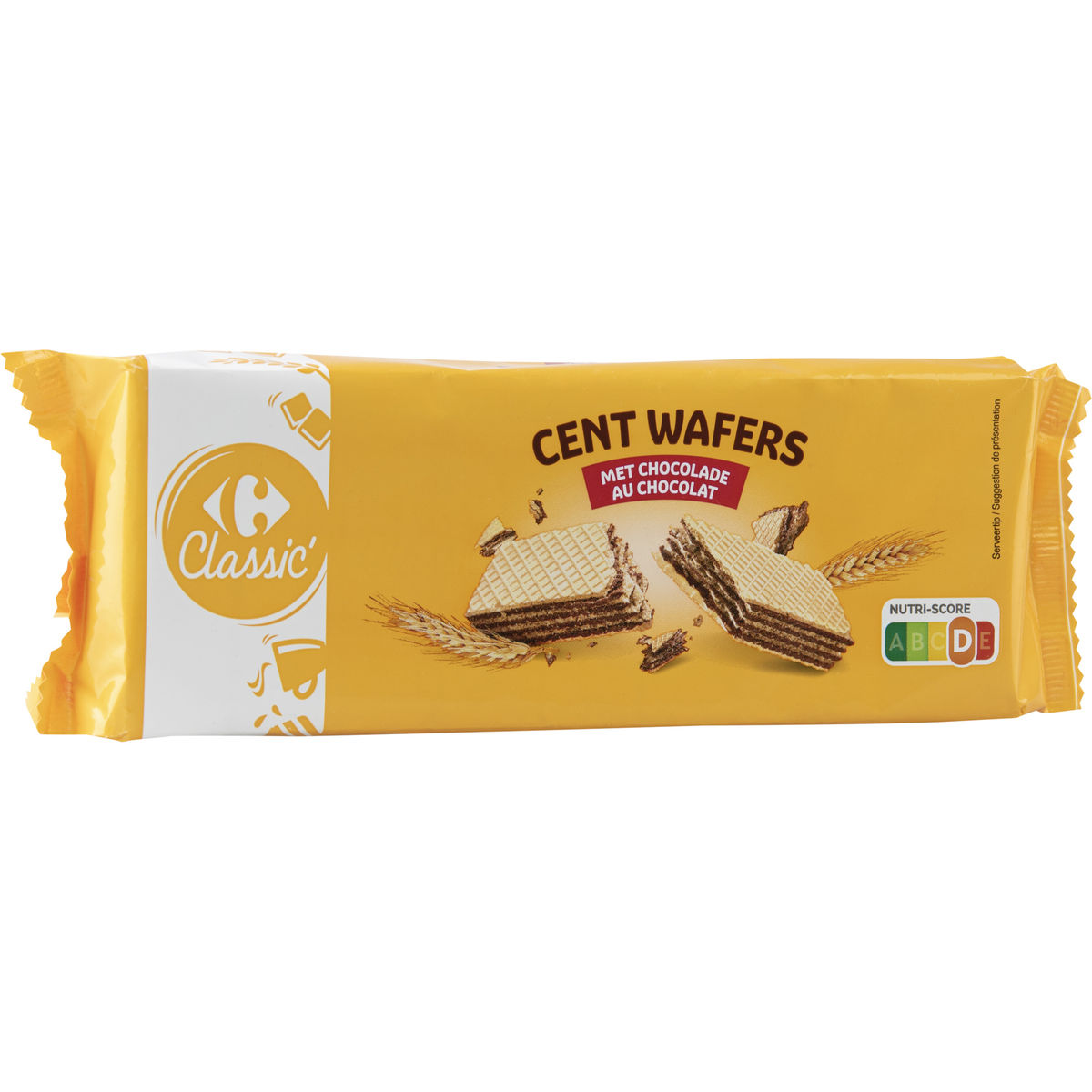 Carrefour Cent Wafers au Chocolat 190 g