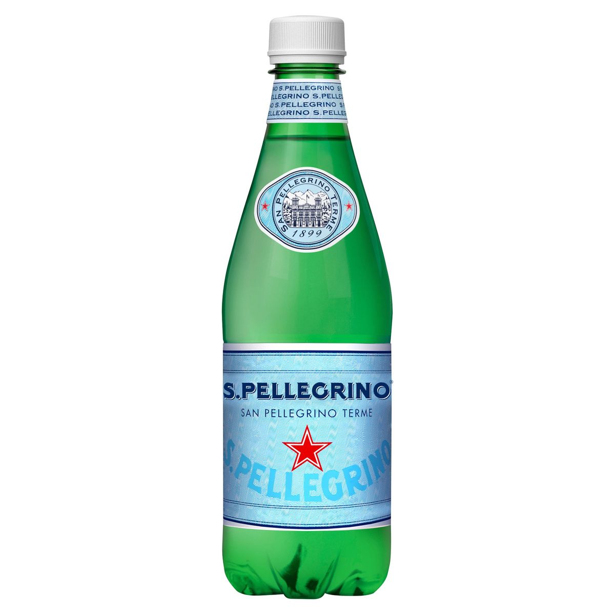 S.Pellegrino licht bruisend natuurlijk mineraalwater 50cl