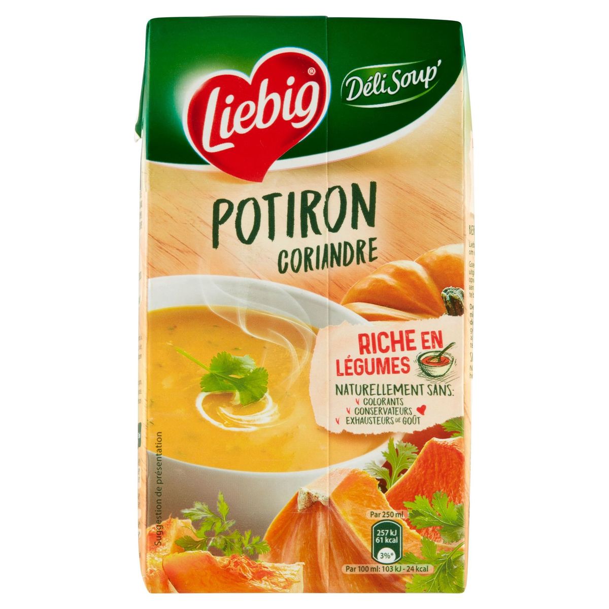 Liebig Déli Soup' Potiron Coriandre 1 L