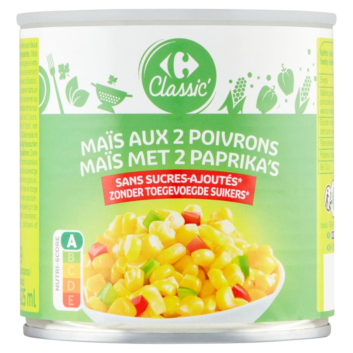 Carrefour Classic' Mais aux 2 Poivrons 300 g