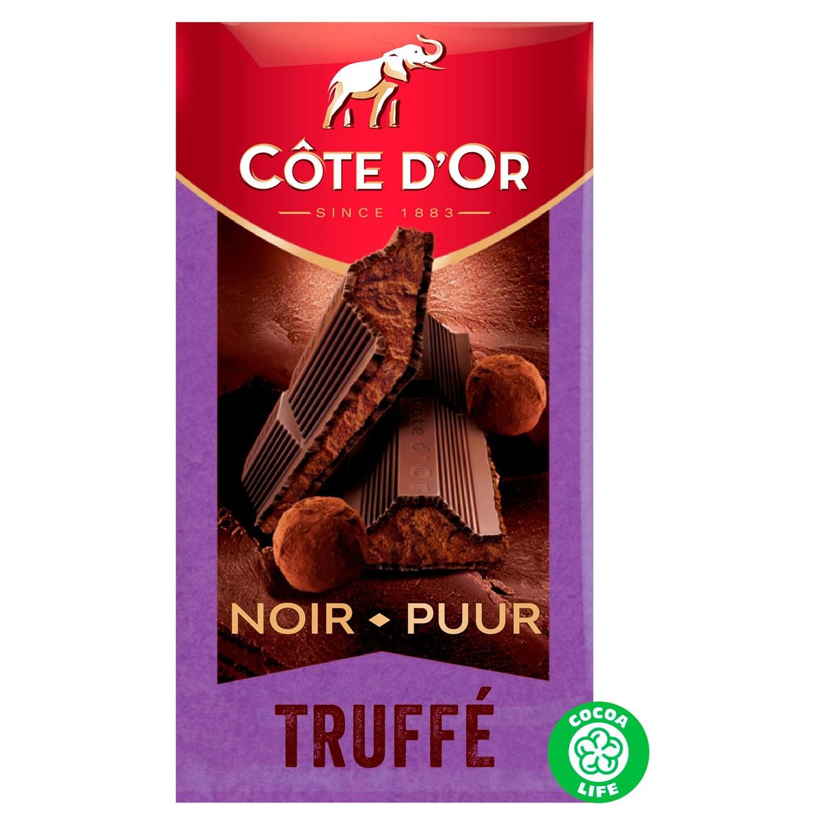 Côte d'Or Praliné Pure Chocolade Tablet Truffé 190 g