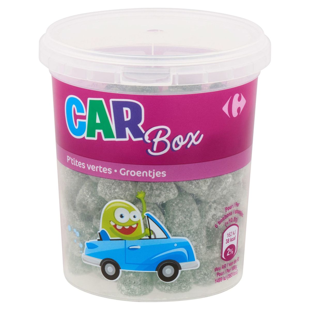 Carrefour Car Box P'tites Vertes 220 g