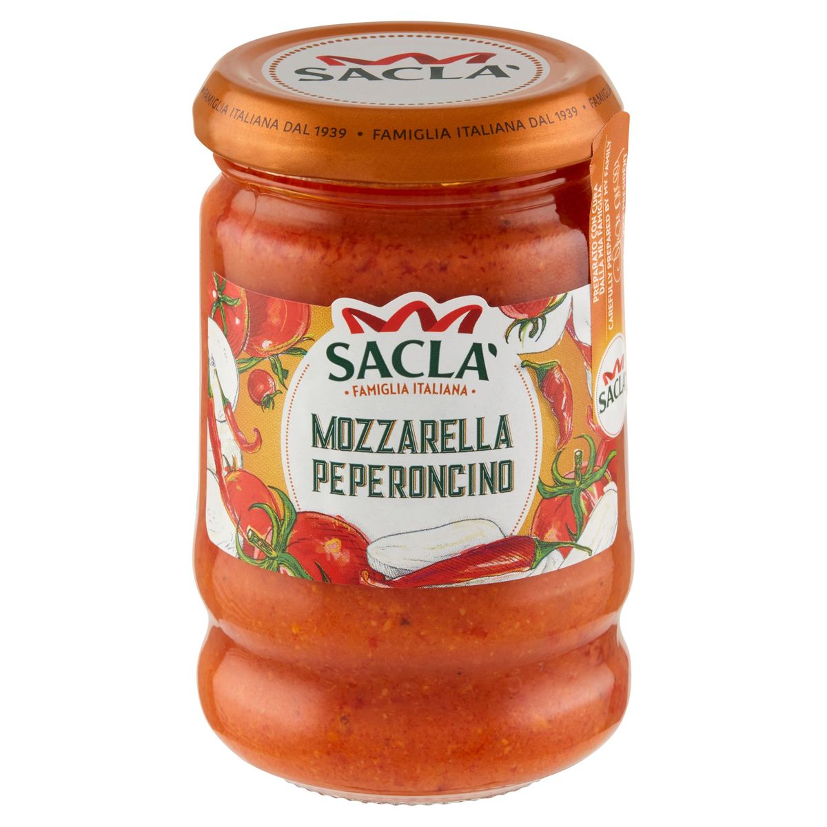 Sacla Mozzarella Peperoncino 190 g